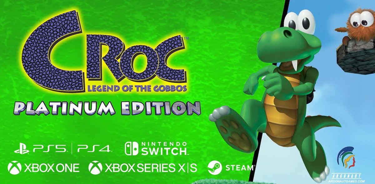 Croc: Legend of the Gobbos Platinum Edition coming to Switch on Oct. 16th, 2025 gonintendo.com/contents/53830…