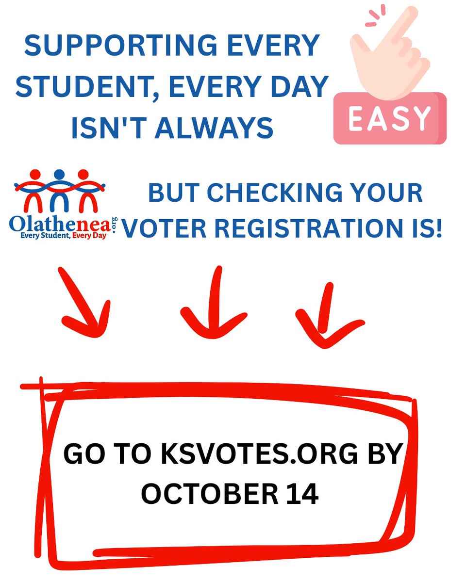 Checking your voter registration just might be the easiest task on your to-do list! 

ksvotes.org