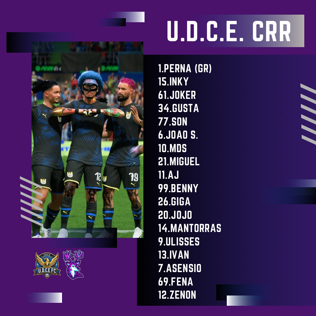 A nossa nova equipa para esta nova época no EAFC 26 💪