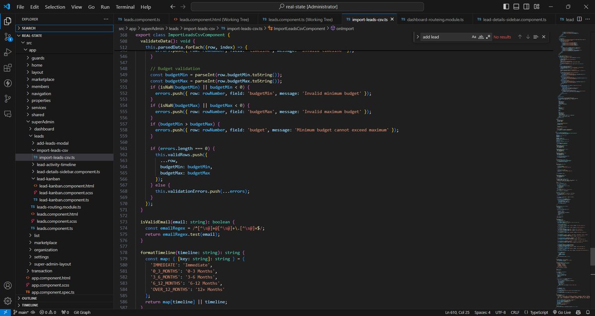 _a_m_i_t_1's tweet image. Day 461 of #500DaysOfCode
Adding CSV import functionality to the Leads module to simplify lead management.