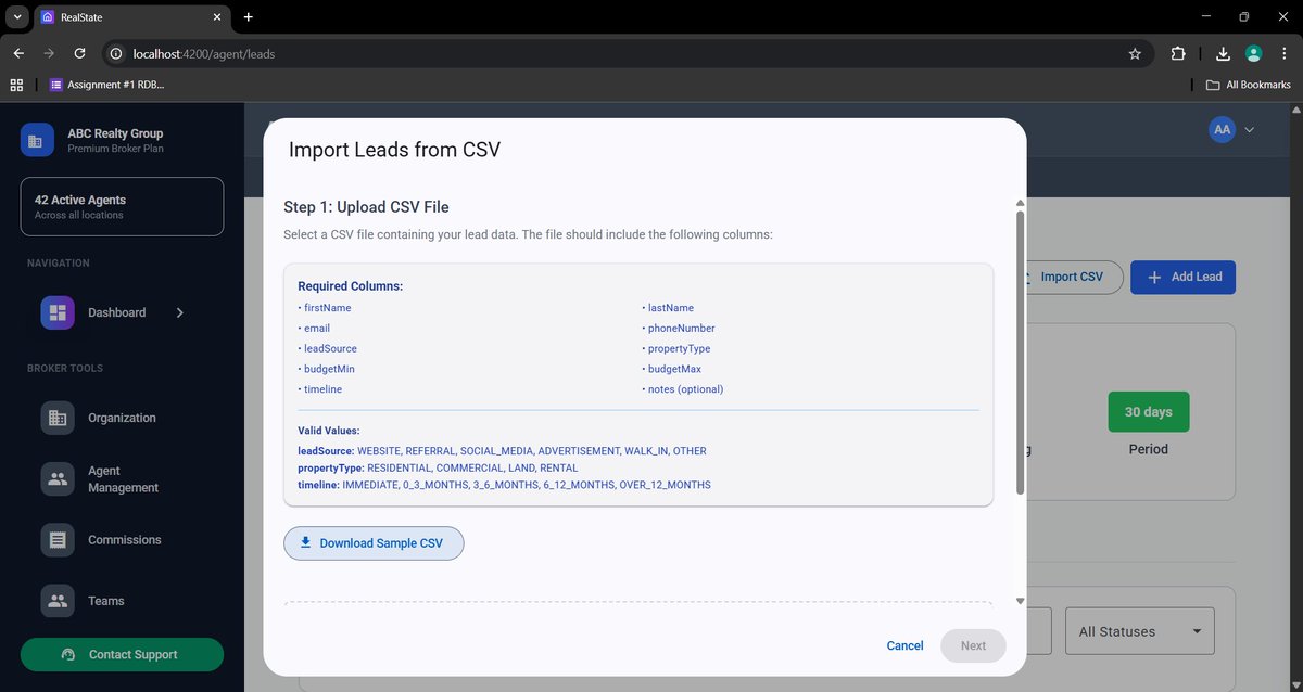_a_m_i_t_1's tweet image. Day 461 of #500DaysOfCode
Adding CSV import functionality to the Leads module to simplify lead management.