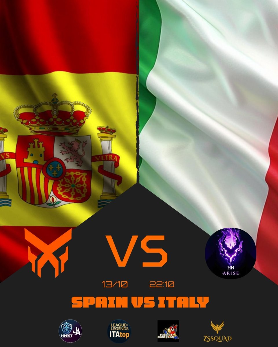 TitanX_Esports's tweet photo. Nos teníamos esto muy guardadito, pero esta noche PARTIDO contra los italianos, vamos a hacernos unos macarronis🇮🇹🧑🏻‍🍳 no os lo perdíais, 
HOY 22:10🤓 @hnest_community 

#TitanX #WildRiftEsports #AwakenTheTitan https://t.co/2wGzr4jiqR