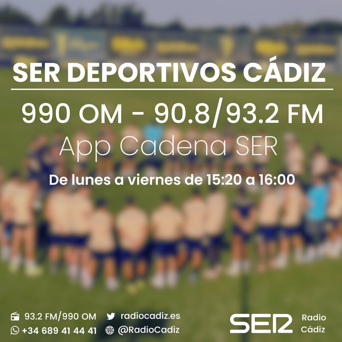 📻PODCAST SER DEPORTIVOS CÁDIZ

📌Actualidad del Cádiz.

📌Senado cadista: Pepe Reyes, Pichili (<a href="/pichilicadiz/">Jose Manuel Ramos</a>) y Sara Alpe.

📌La victoria del Cádiz ante la SD Huesca: Manolo Pérez lo analiza. 

🔗 cadenaser.com/audio/ser_cadi…