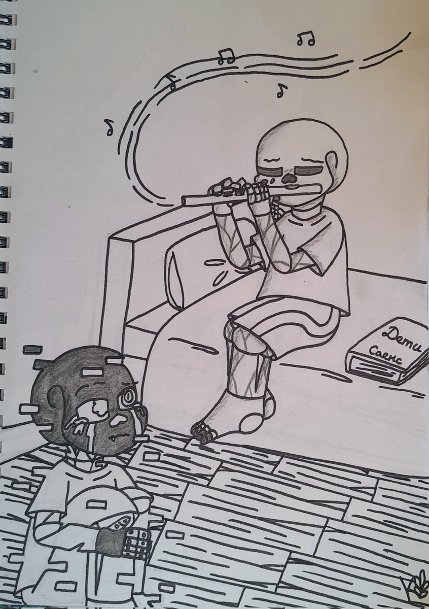 Kaivathefern's tweet photo. Passage du Chapitre 9 de la fanfiction Его История (Son Histoire).
Ink s'habilla en Classic pour ne pas effrayer Coureur. Il s'est fait découvert alors il essaie de le calmer en lui jouant de la flute
#RunnerError #ErrorSans #InkSans #his_story #его_история #БегунЭррор #utmv https://t.co/Lp5YX8HgGs
