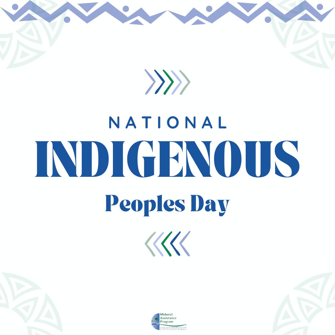 MidwestAssist's tweet photo. On Indigenous Peoples’ Day, we recognize the enduring connection between Indigenous peoples, their lands, and their water. MAP, Inc. is grateful for the opportunity to support tribal communities through collaboration, respect, and shared stewardship. https://t.co/pISfloZmzu