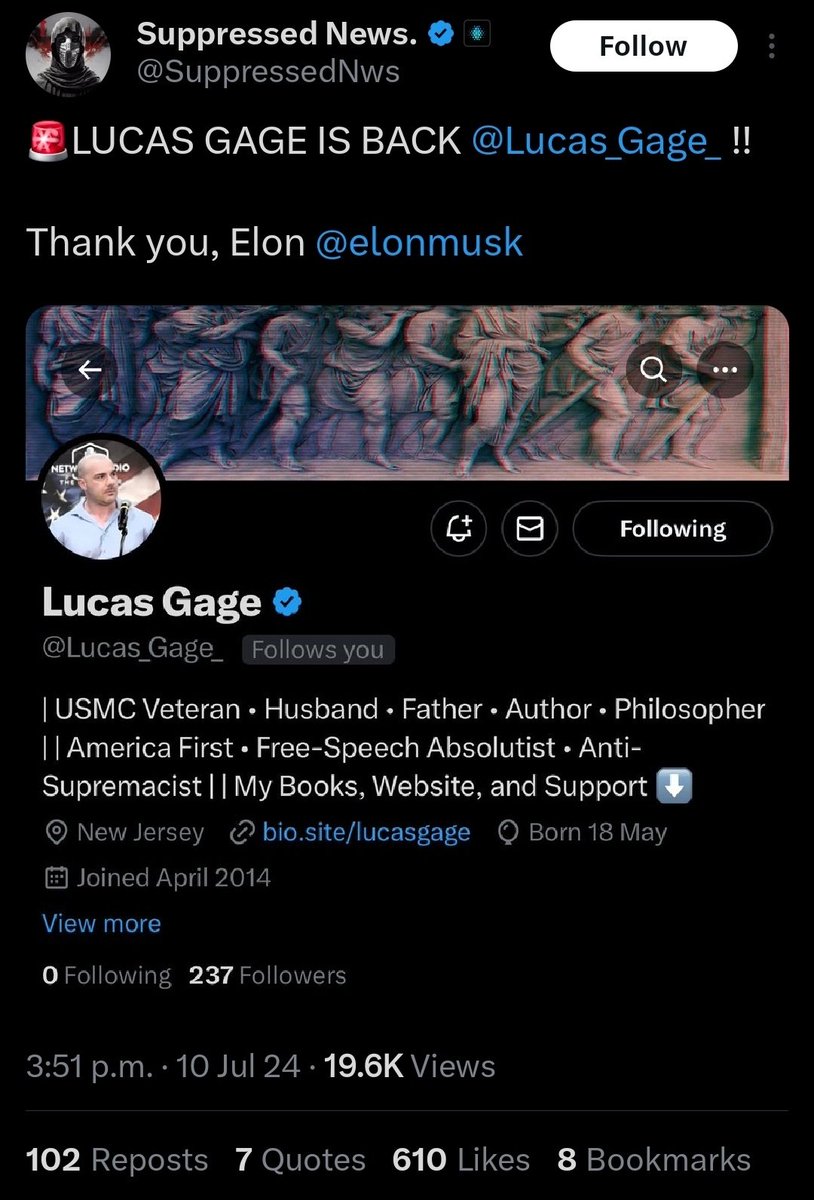 That account i keep seeing on my timeline is a far right account BTW.