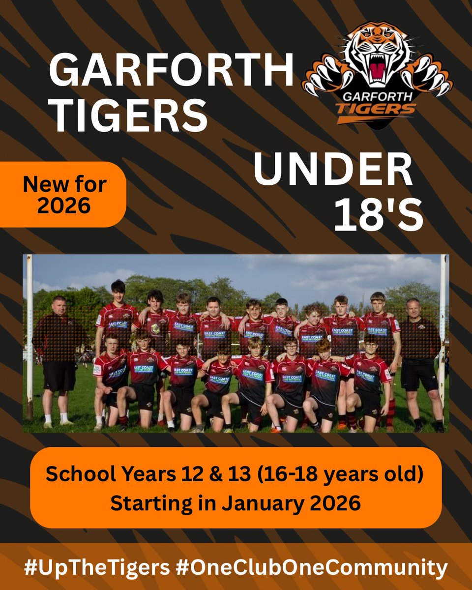 Garforth Tigers 🐅 tweet media