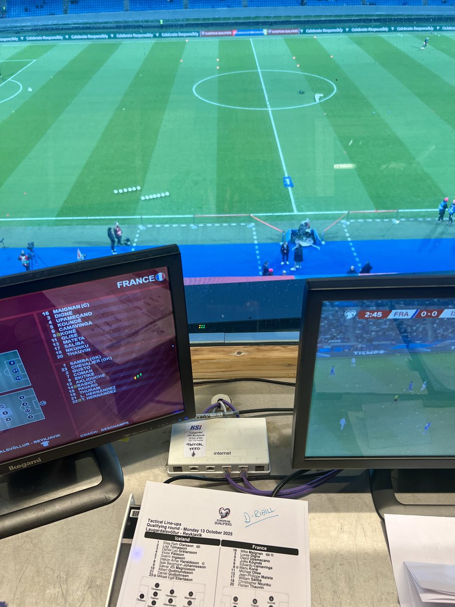 GummiBen's tweet image. 18:00 Upphitun 
18:45 Ísl🇮🇸 v Fra🇫🇷
#RoadToWC2026