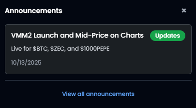 Just got on announcement from <a href="/0xVDEX/">VDEX</a> 👀 on their platform. 

VMM2 Launch for $BTC, $ZEC and #1000PEPE. They are cooking on VDEX. 

Traders affected by the strange movements of exchanges can also take advantage of the $100.000,00 in trading credits. 

Beta acces: