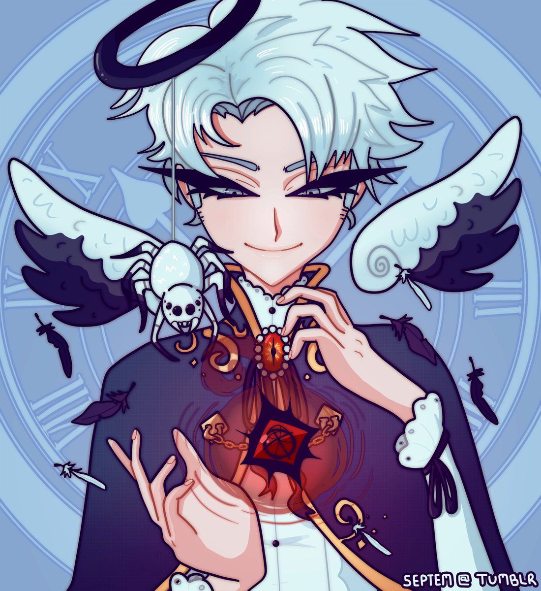 nullaofthevoid's tweet image. Do you believe in time travel? #toeatagod #oc