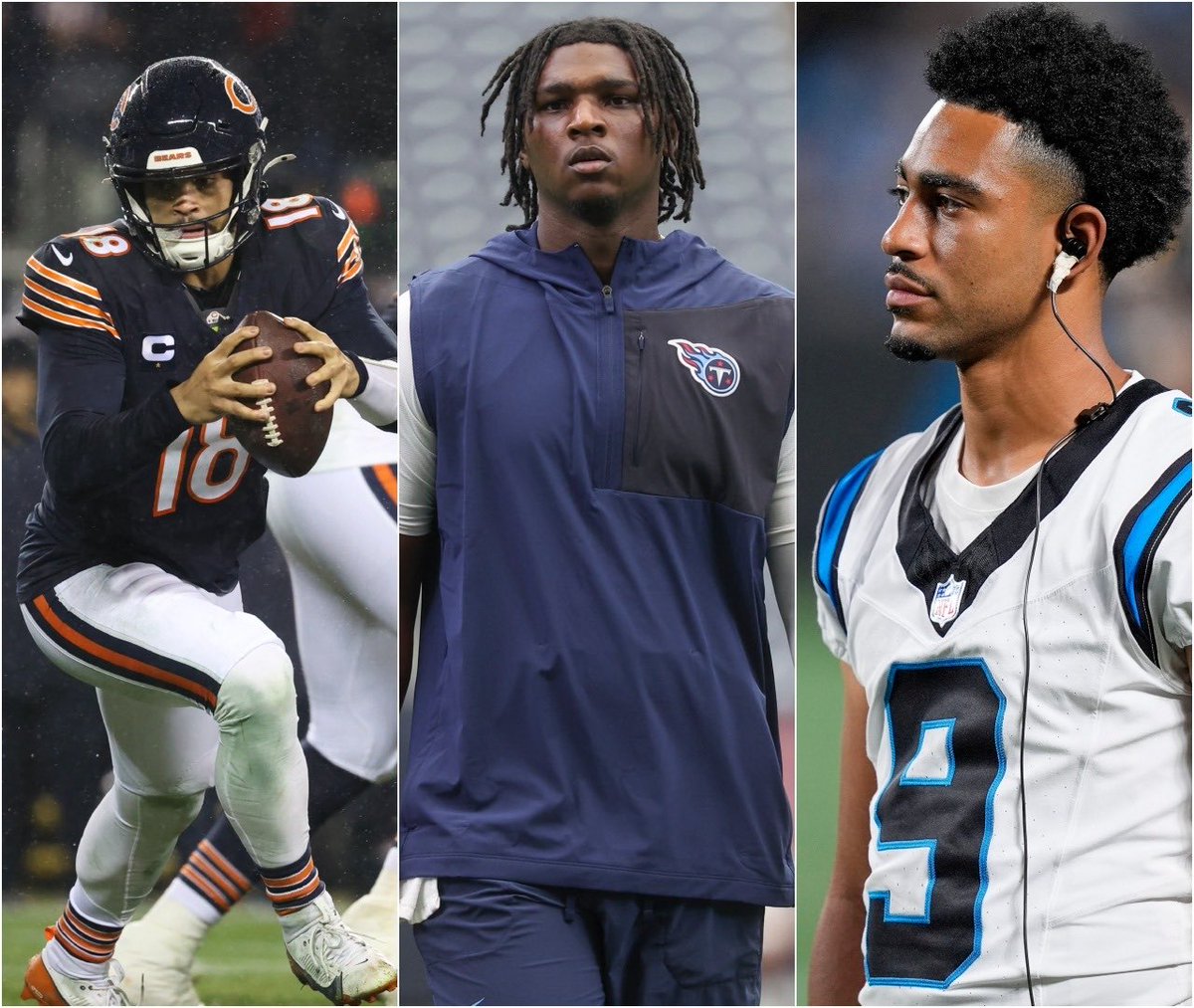 The last three No. 1 overall picks have all had their HC fired DURING their rookie seasons:

• 2023: Bryce Young — Frank Reich
• 2024: Caleb Williams — Matt Eberflus
• 2025: Cam Ward — Brian Callahan 