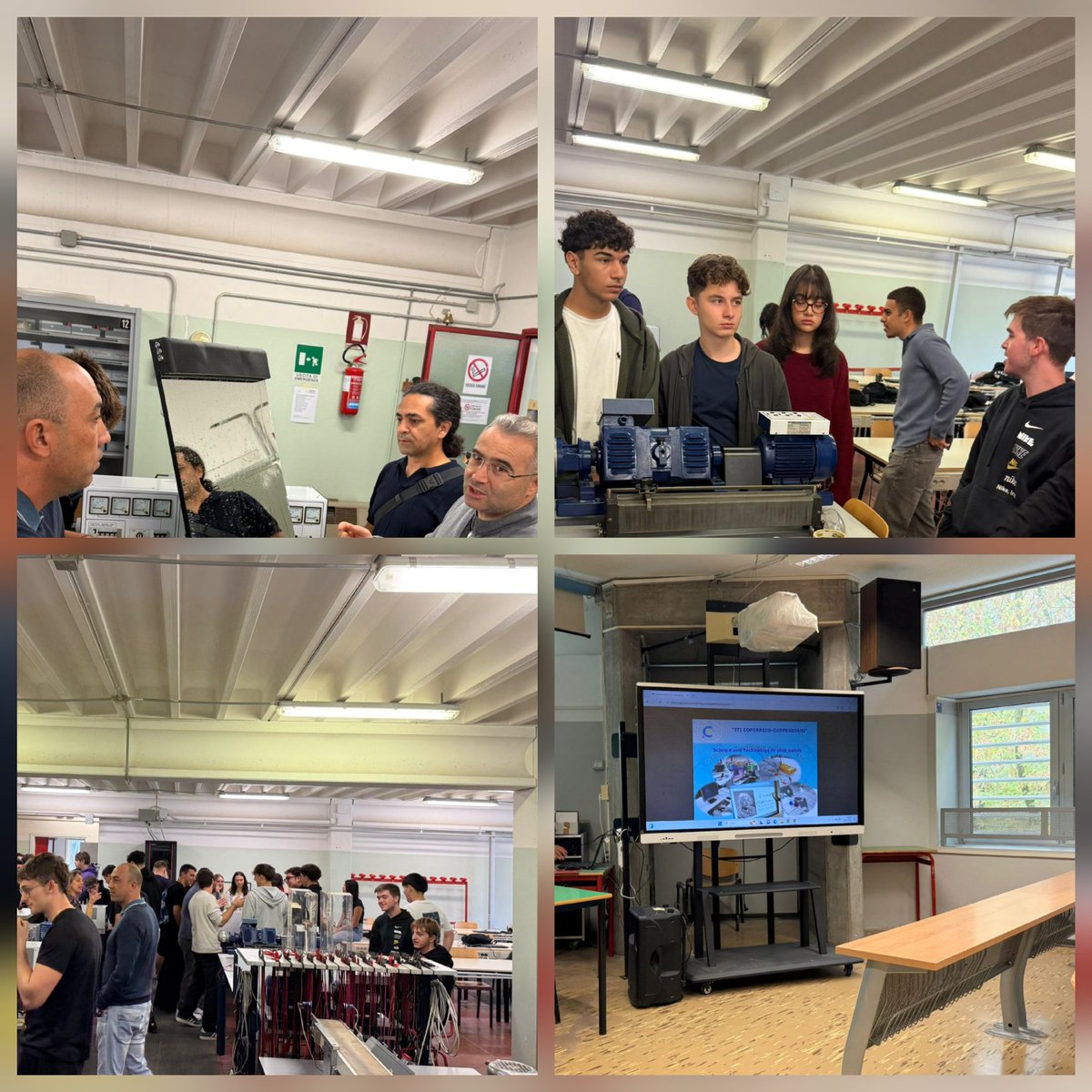 Tokat BİLSEM tarafından yürütülen AB Erasmus+ KA210 “Sürdürülebilir Bir Çevre İçin Dijital Çözümler” projesinin 3. faaliyeti olan App Inventor ile Mobil Oyun Geliştirme faaliyeti için İtalya’nın Ferrara şehrindeki ortak kuruluşumuz olan Copernico Carpeggiani Teknik Lisesindeyiz.