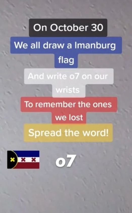 We all be doing this October 30th