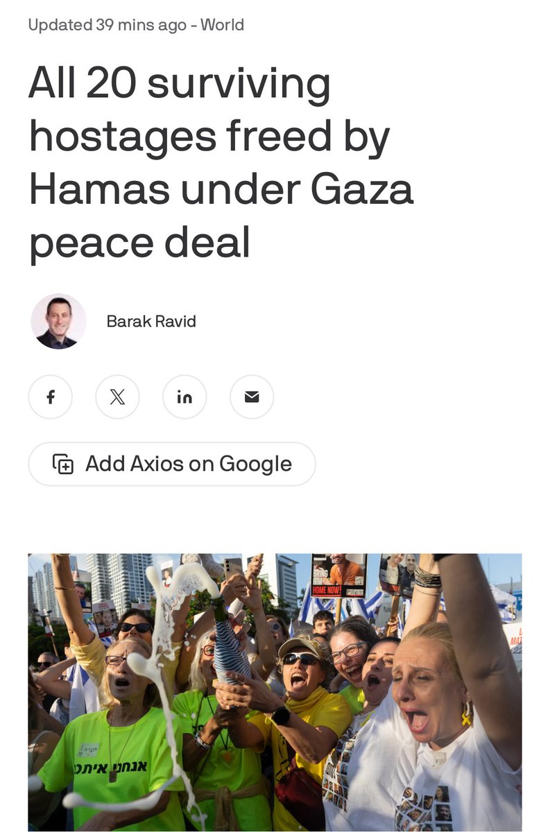 Finally!!!
Now lets hope for lasting peace under a two state solution!