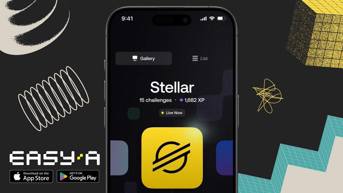 I’m learning about <a href="/StellarOrg/">Stellar</a> with <a href="/easya_app/">EasyA 🤳📱</a> for #60DaysOfStellar!

Discovering how Stellar now has smart contracts and building my own custom Kickstarter for startup ideas. LFG! 🔥