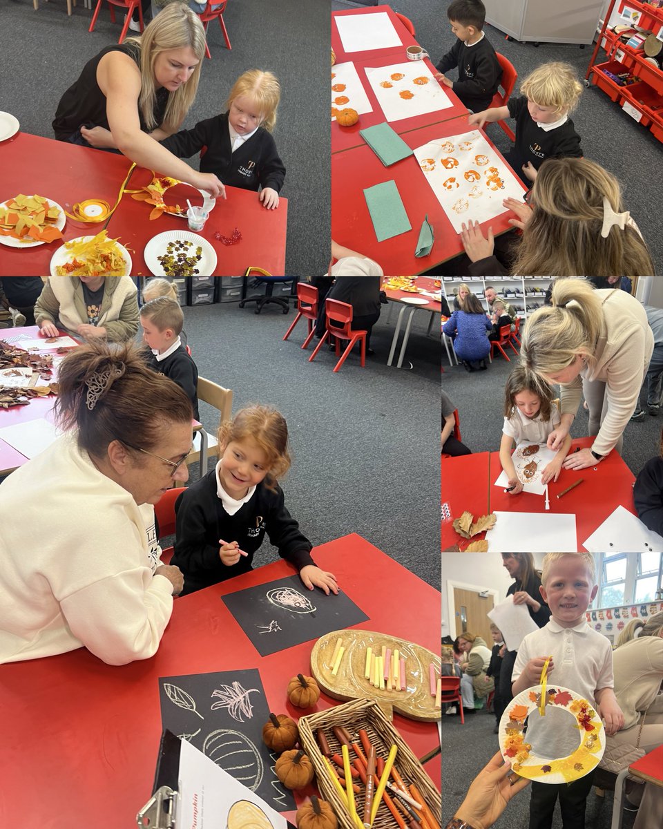 ThorpeBradford's tweet image. Reception enjoyed an autumn craft afternoon with their parents and carers. lovely opportunity to explore seasonal themes and get creative together. Thank you to all the parents who joined us!🌟@CATAcademyTrust #CartonCares #EYFS #ExpressiveArt