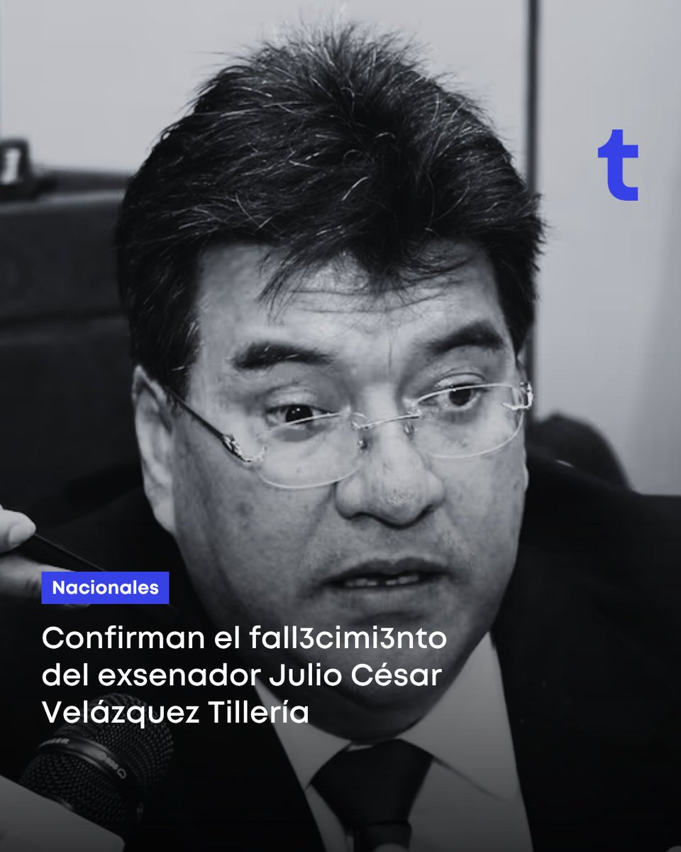 trecepy's tweet image. 🔴Fall3ció Julio César Velázquez
👉Fue senador y ministro de Salud. Actualmente, ocupaba el cargo de consejero en la Entidad Binacional Yacyretá.
▪️Cercanos indicaron que atravesaba un difícil cuadro de salud.
🔗Leé todos los detalles en trece.com.py
#Trece📺 |…