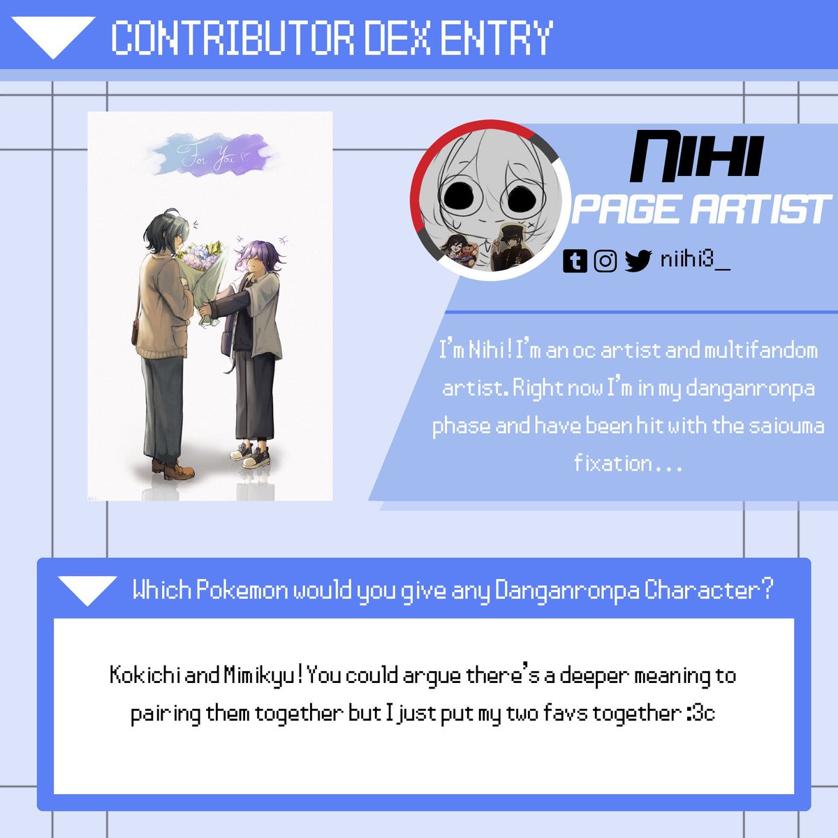 ✨TRAINER SPOTLIGHT✨ 

Nihi is tagging in! Their use of soft shading and colours makes the sweetest of illustrations, just like a lovely morning.