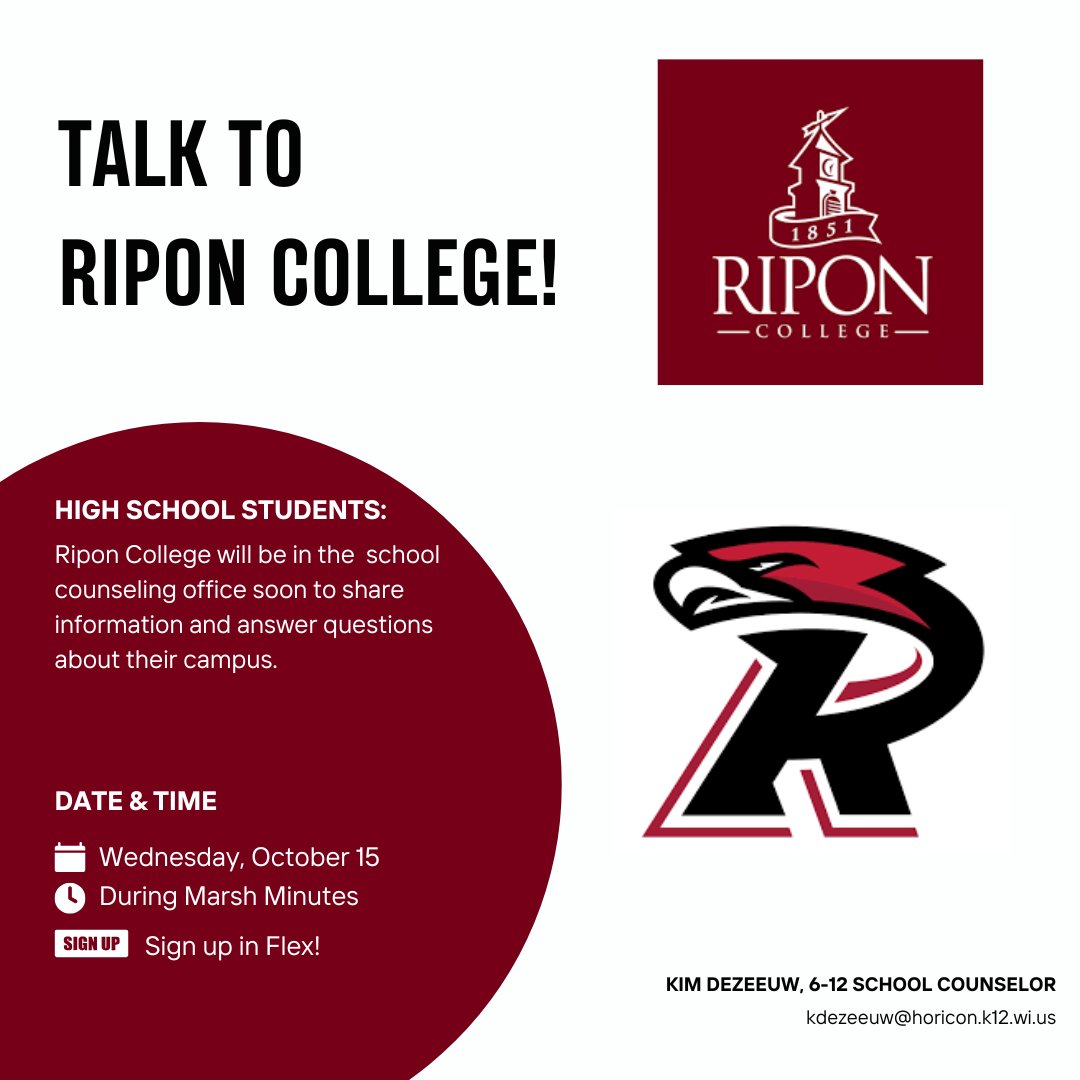 📣Attention Horicon High School Students‼️