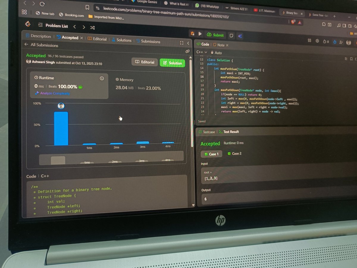 CodeWithBCA's tweet image. Day 12 & 13 of the Last 90 Days Challenge of this Year 🚀
Day 12:
✅ Solved 1 LeetCode problem
📘 Prepared for Viva & Practical
Day 13:
✅ Solved 1 LeetCode problem
💻 Worked on Project
🧾 Completed Lab Manals
#Last90DaysChallenge
Day 1: #TUFWinterArc
#KeepGoing #DisciplineWins