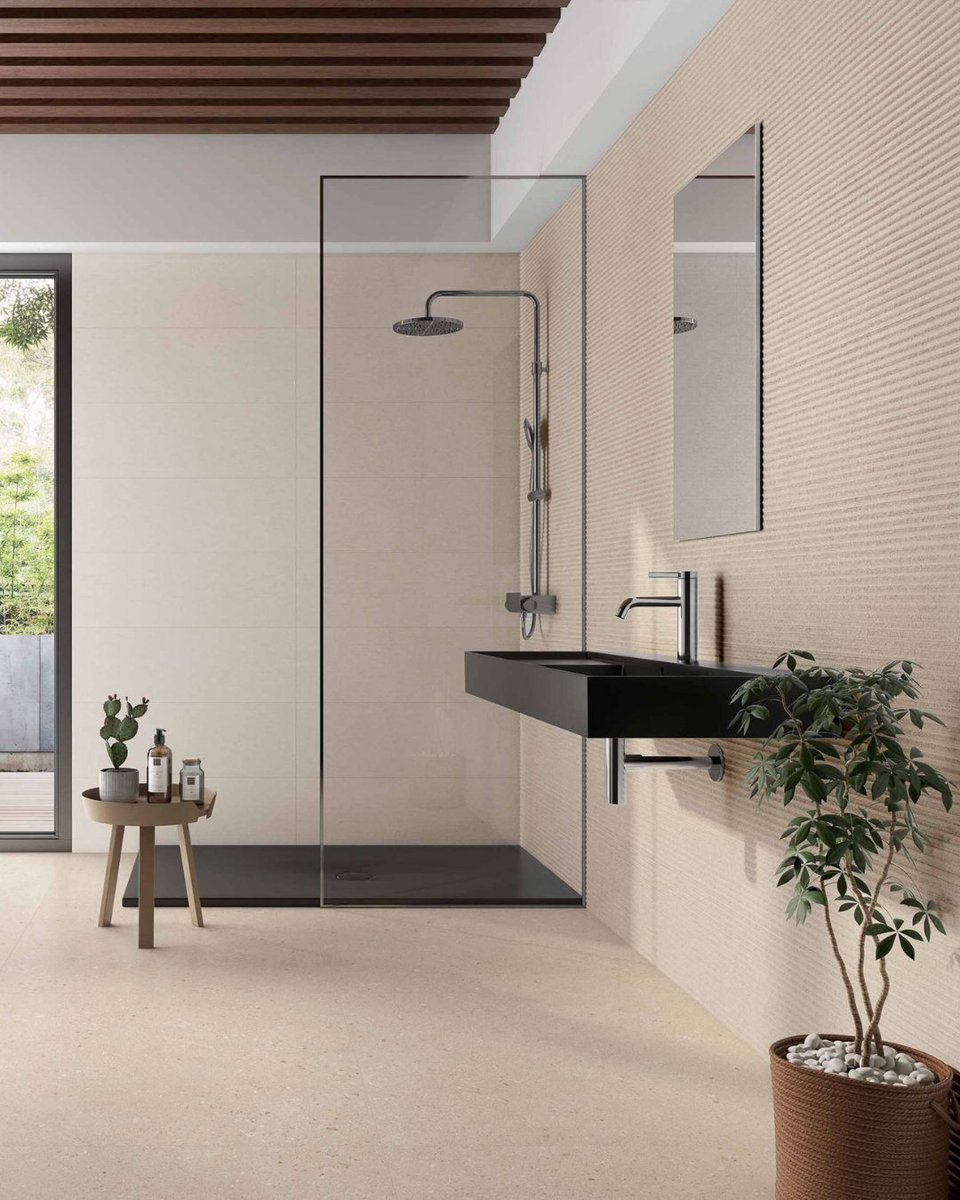 armatile's tweet image. Transform your space with our Natural Collection! Timeless, contemporary designs with soft tones and organic textures for serene bathrooms and stylish living areas. Discover elegance and practicality today! #Armatile #NaturalCollection #TileDesign #TileInspiration #InteriorDesign