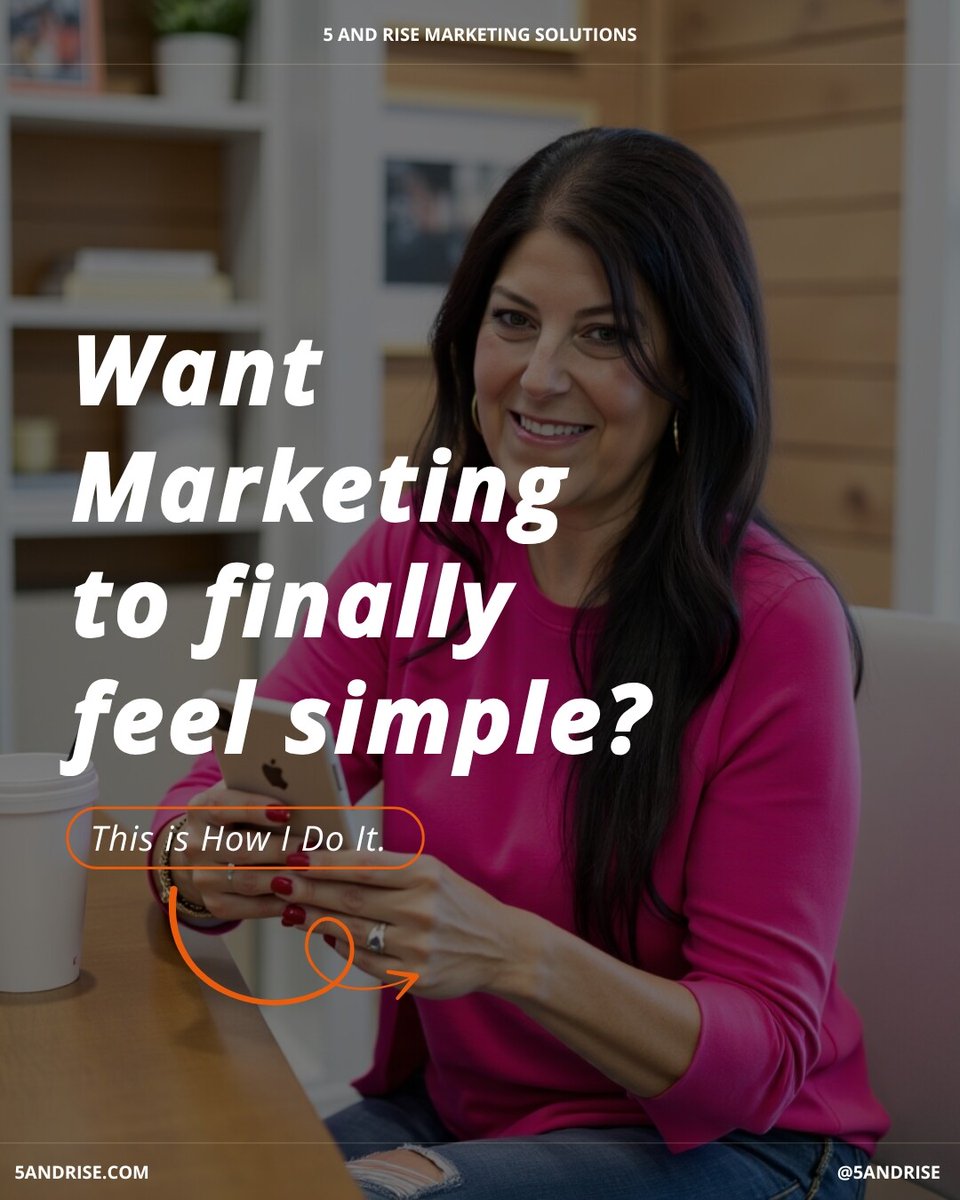 simplyjenwhite's tweet image. It’s the same system I walk my clients through to help them finally create consistent, sustainable growth.
Still guessing when it comes to marketing?
DM me 'RISE' and I'll show you how to make marketing simple.