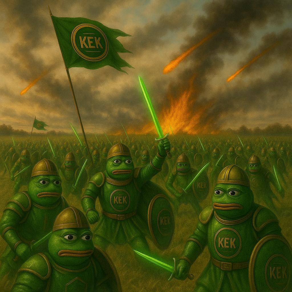 The war on memes rages on.

Kekistan will continue its fight for freedom.

$KEK