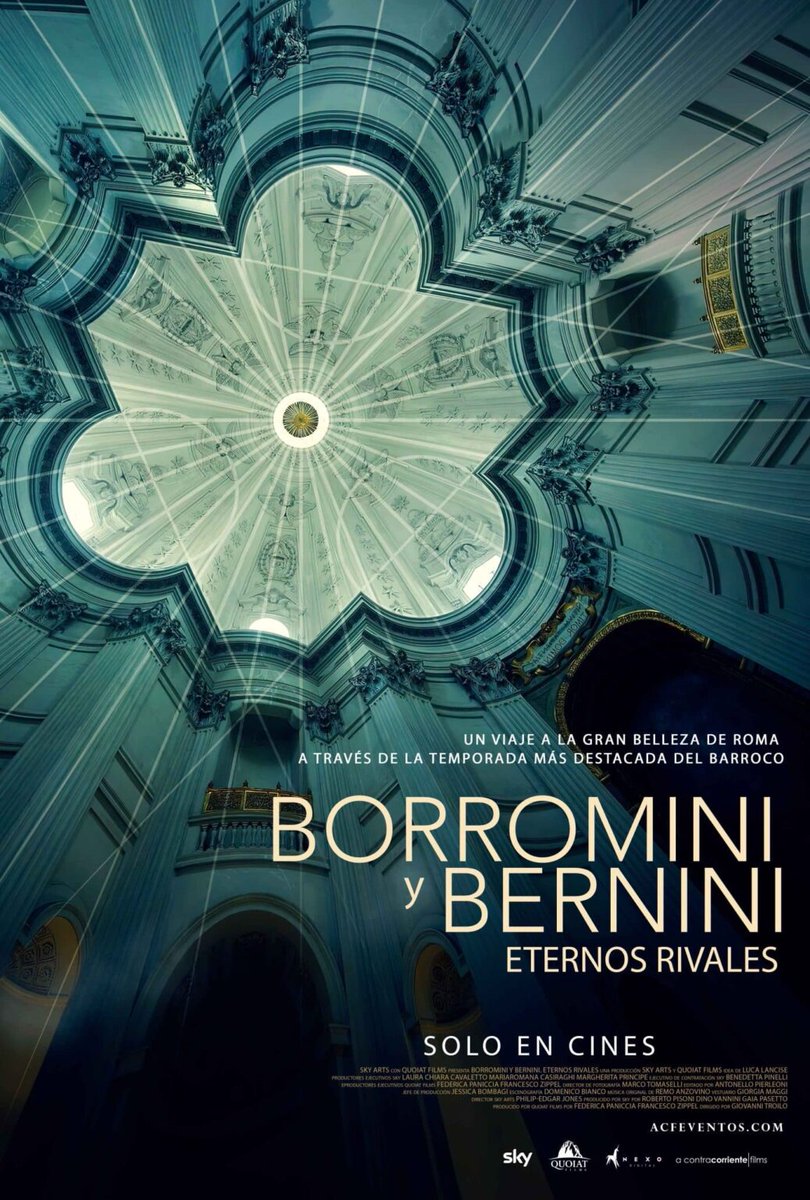 #BorrominiYBernini llega a Santander gracias al ciclo "Embajadores del arte" el próximo lunes 20 de octubre 

🏰 Historia de una revolución arquitectónica llevada a cabo por un genio solitario que cambió para siempre la apariencia de Roma

cinesembajadores.es/pelicula/embaj…