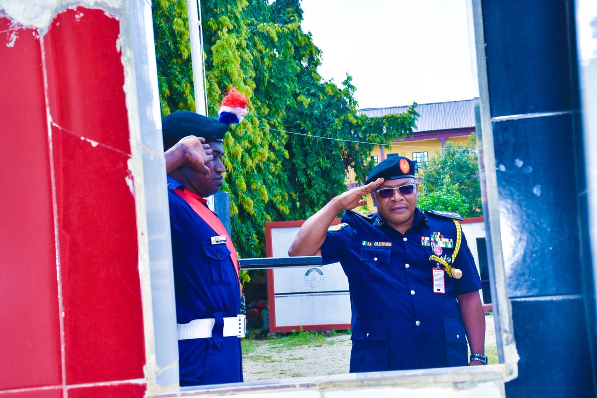 Fedfireng's tweet photo. PRESS RELEASE

FEDERAL FIRE SERVICE, NSCDC REAFFIRM COMMITMENT TO NATIONAL SAFETY AND INFRASTRUCTURE PROTECTION 

The Controller General, Federal Fire Service (FFS), CGF Olumode Adeyemi Samuel, FCNA, ACTI, has expressed profound appreciation to the Nigeria Security and Civil Defence Corps (NSCDC) for its steadfast commitment to protecting critical national infrastructure and supporting the Federal Fire Service through the deployment of security escorts for fire operations.

Speaking during a courtesy visit to the Commandant General of the NSCDC, Prof. Ahmed Abubakar Audi, mni, OFR, at the Corps Headquarters in Abuja today, the CGF commended the NSCDC for its invaluable assistance in providing armed protection for fire trucks and personnel during emergency responses.

He emphasized the importance of strengthening the existing collaboration between both agencies, calling for deeper synergy, cooperation, and capacity-building initiatives to enhance national emergency management. CGF Olumode also requested continued security backup for firemen and operational assets during firefighting interventions, as well as joint security and safety training to improve field coordination.

Acknowledging the NSCDC’s proactive safety culture, the CGF praised the Corps for maintaining internal fire cover within its facilities a practice that, he noted, demonstrates exemplary preparedness and protection of property. He further stated that the Federal Fire Service is eager to tap into the NSCDC’s wealth of experience and leadership discipline to advance shared institutional goals.

In his response, Dr. Ahmed Abubakar Audi warmly welcomed the CGF and his team, congratulating him on his appointment. He described the position as a divine trust, emphasizing that "leadership is transient, and power is a loan." He encouraged the CGF to strike a balance between "need and greed," prioritize the welfare of his personnel, and lead with emotional intelligence and humility.

Dr. Audi also commended the Federal Fire Service for promoting gender inclusion among its personnel, describing it as a progressive step toward inclusivity in public service. He assured the CGF of the Corps’ continued collaboration and armed security support for fire operations nationwide.

The Commandant General reaffirmed the NSCDC’s commitment to strengthening cooperation with the Federal Fire Service under the "3C Principle" Coordination, Cooperation, and Collaboration as a framework for achieving greater national safety and operational efficiency.

Signed,
DCF P.O. Abraham, LLB, BL, ANIPR
National PRO / Head, Corporate Services
Federal Fire Service,
 National Headquarters
13/10/2025
