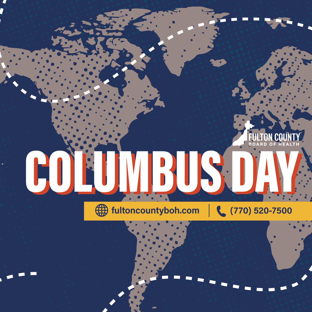 FultonHealth's tweet image. Happy Columbus Day! Today we celebrate the rich tapestry of cultures that make our world vibrant. Let's honor the spirit of adventure by embracing diversity and fostering unity. Share your favorite travel stories or cultural traditions below!  #ColumbusDay #ExploreTogether