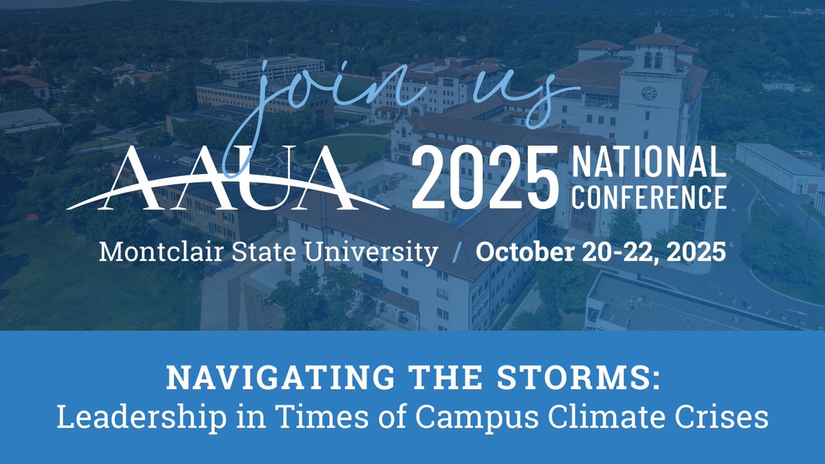 The <a href="/AAUA_News/">AAUA</a> Conference is in ONE WEEK at Montclair State University in New Jersey! HERS is proud to sponsor this event. 

Learn more and register today: bit.ly/4n2DcgL