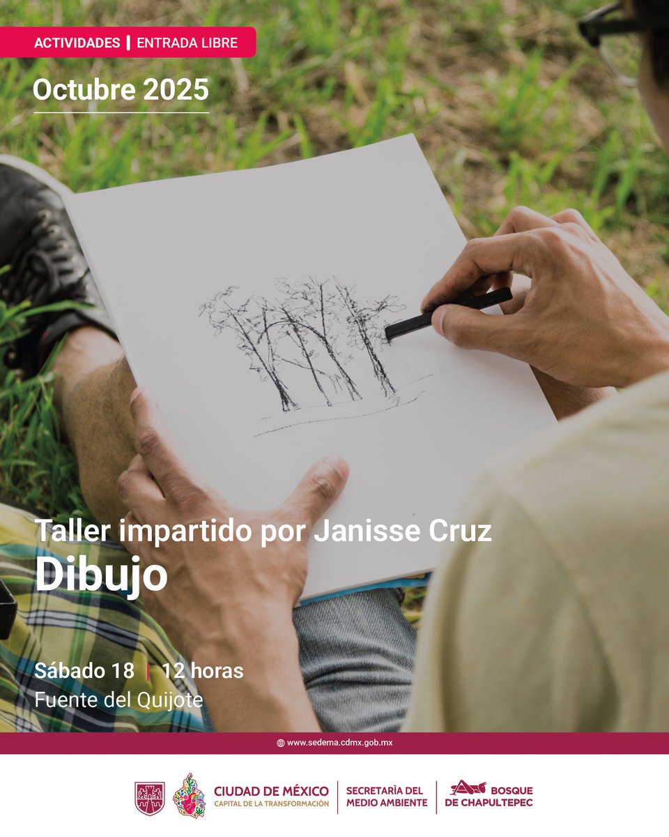 Regresaron las sesiones de dibujo al aire libre 🌿👀
Prepara tu lápiz para plasmar la belleza de la Fuente del Quijote 🎨