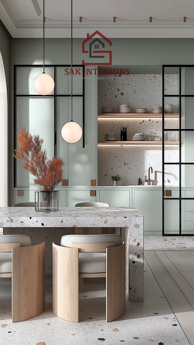 sakinteriors's tweet photo. Kitchens are where geometry meets emotion.
 Every 600mm drawer and 900mm tall unit becomes a rhythm - a shape of comfort designed with precision.
#ModularKitchen #InteriorDesign #AIInteriors #ModernLiving #InteriorArchitecture #sakinteriors #hyderabad #Midjourneyai https://t.co/gGZHrgVewc