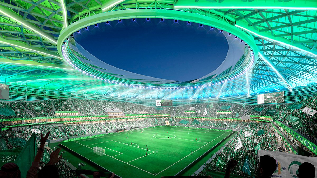 نادي القادسية يدشن موقعه الإلكتروني وإستعرض تفاصيل ملعبه الجديد 

الملعب الرئيسي لنادي القادسية، يمثل وجهة متكاملة لاستضافة الفعاليات الرياضية والترفيهية والمجتمعية في المنطقة الشرقية. يتميز بتصميم مستدام مستوحى من دوامات الخليج العربي في الخبر، يجمع بين التراث السعودي والابتكار