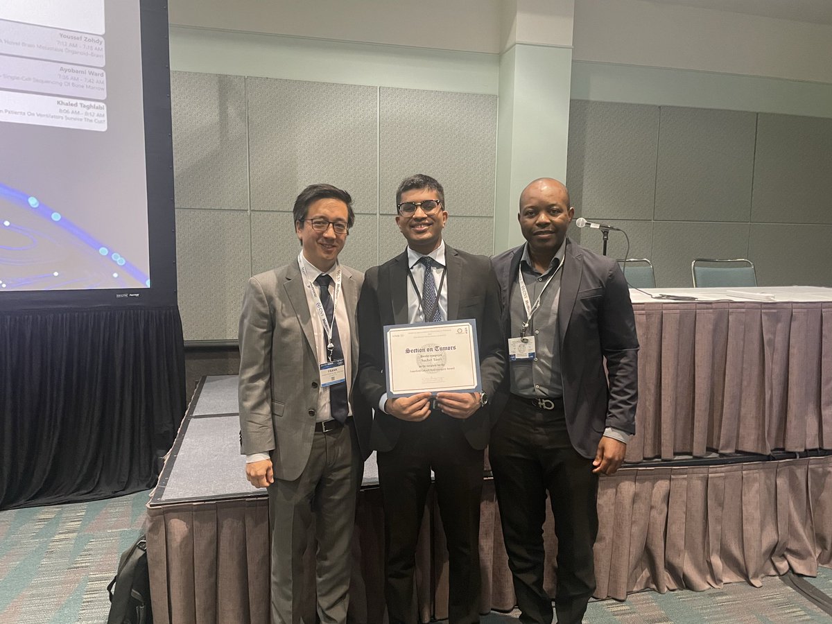 Congrats to MS3 <a href="/SuchetTaori/">Suchet Taori</a> for receiving the <a href="/TumorSection/">Section on Tumors</a> 2025 Lunsford &amp; Leksell Radiosurgery Award!! #CNS2025 <a href="/CNS_Update/">CNS</a> 

<a href="/PittNeurosurg/">Pitt Neurosurgery</a> <a href="/hadjiMDPhD/">Costas Hadjipanayis</a> <a href="/PittCIGNS/">Pitt Center for Image-Guided Neurosurgery</a> 

<a href="/pitt_pstp/">Pitt Med PSTP</a> <a href="/PittHealthSci/">Pitt Health Sciences</a> <a href="/PittTweet/">University of Pittsburgh</a>
