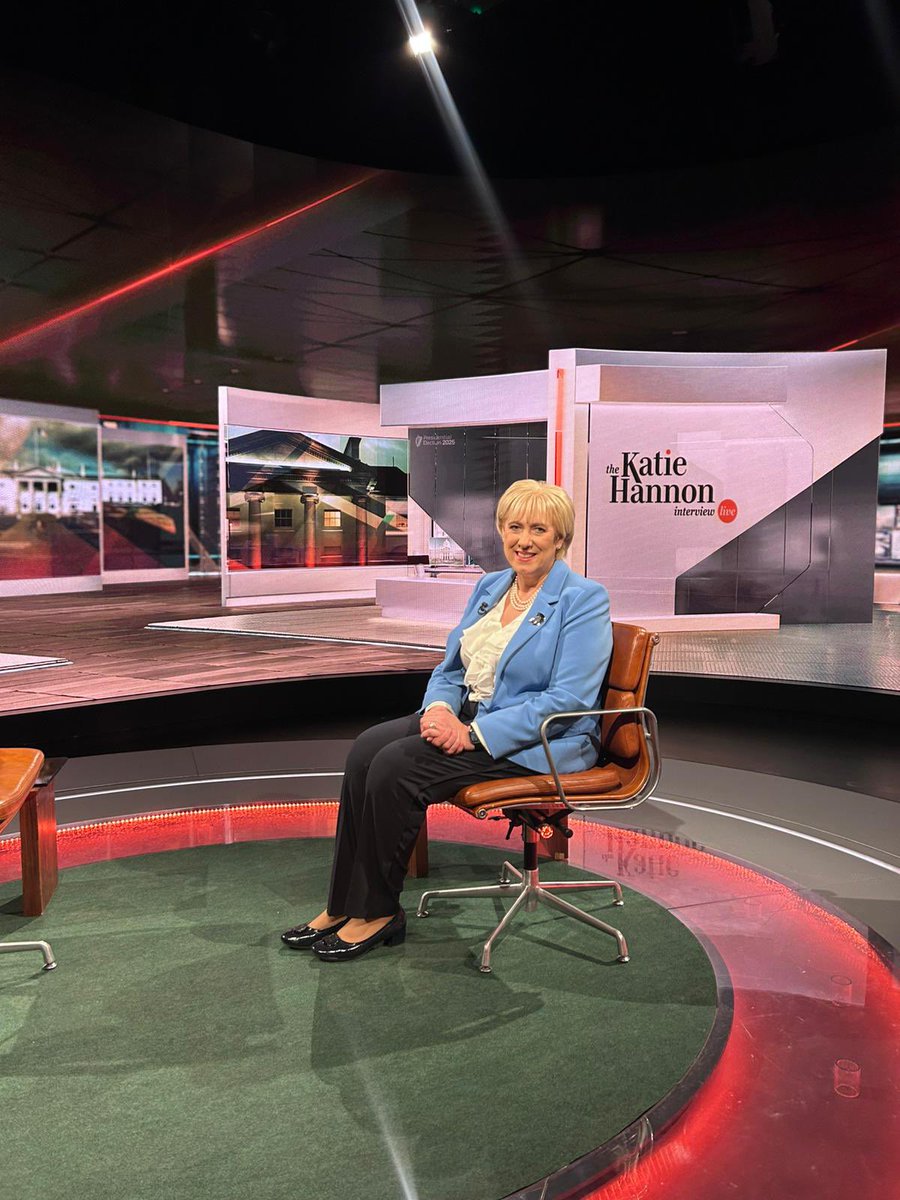 RTEOne's tweet photo. The #KatieHannon Interview Live with Heather Humphreys right now on @RTEOne &amp; @RTEplayer 📺 https://t.co/eHUUIVkEdD