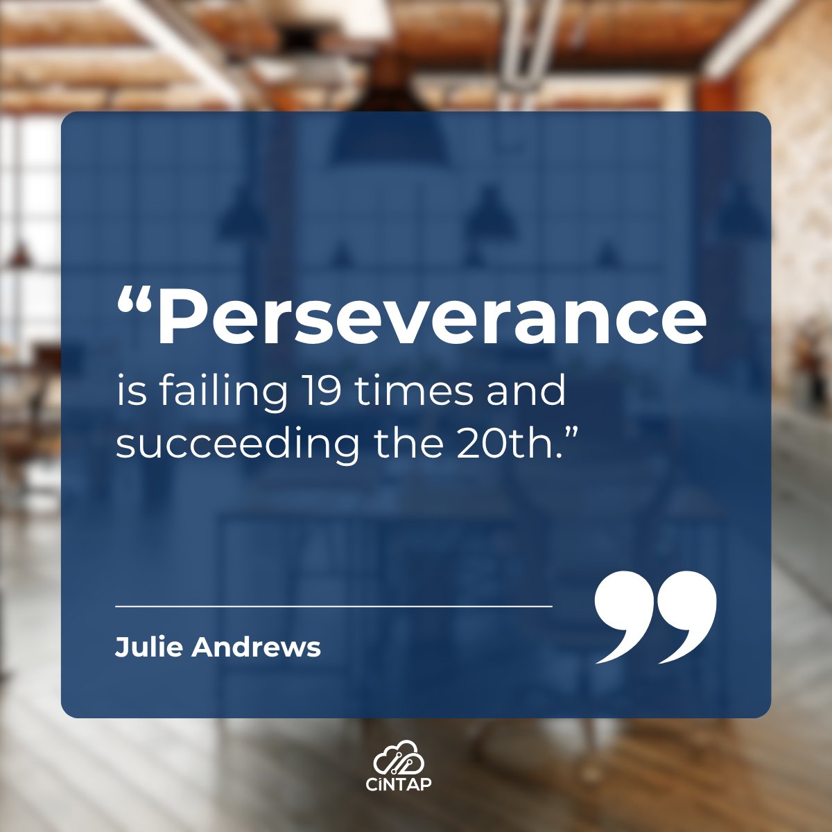 CINTAP_Inc's tweet image. Don’t give up- success could be right around the corner.

#MotivationMonday