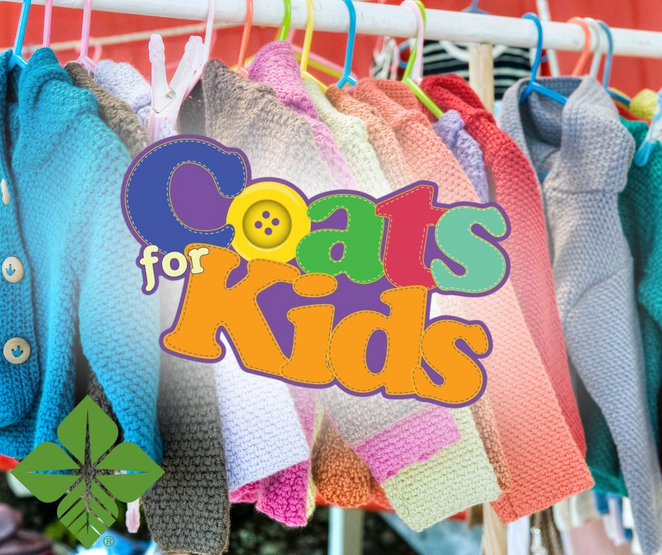 🧥 Coats for Kids 🧥
No child should face winter without a warm coat.
Drop off new or gently used coats at any River Valley AgCredit location in Kentucky now through October 31st.
Let’s spread warmth together! 💙
#CoatsForKids  #RiverValleyAgCredit