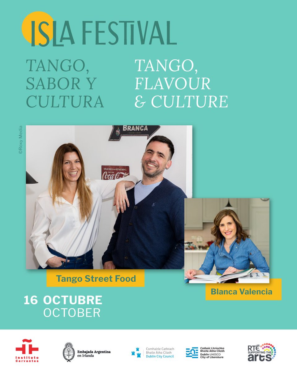 rte's tweet image. ✨ RTÉ Supporting the Arts ✨

📚 ISLA (Irish Spanish Latin American) Festival of Literature
📅 15–17 October
📍 Instituto Cervantes Dublín | @ICDublin
🔗 Programme details &amp;amp; booking: dublin.cervantes.es/en/culture_spa…

Free events, booking required. 

#RTESupportingtheArts #ISLAFestival