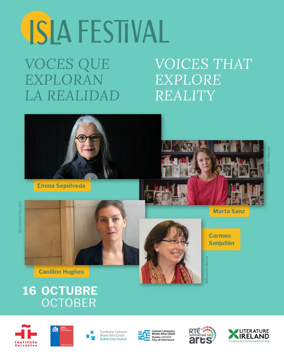 rte's tweet image. ✨ RTÉ Supporting the Arts ✨

📚 ISLA (Irish Spanish Latin American) Festival of Literature
📅 15–17 October
📍 Instituto Cervantes Dublín | @ICDublin
🔗 Programme details &amp;amp; booking: dublin.cervantes.es/en/culture_spa…

Free events, booking required. 

#RTESupportingtheArts #ISLAFestival