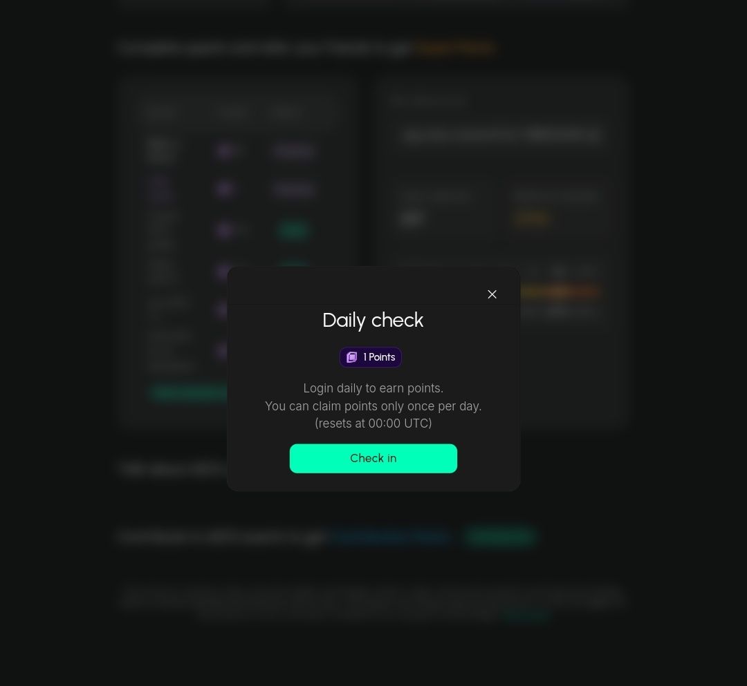 That 1 point from <a href="/idOS_network/">idOS</a> daily claim can be the reason you're eligible for the idOS drop. Don't let a so pass without claiming. 

Go to : app.idos.network/?ref=EC7B872F
  verify yourself and claim daily. 

idOS is bridging privacy, and usability in one open identity network.