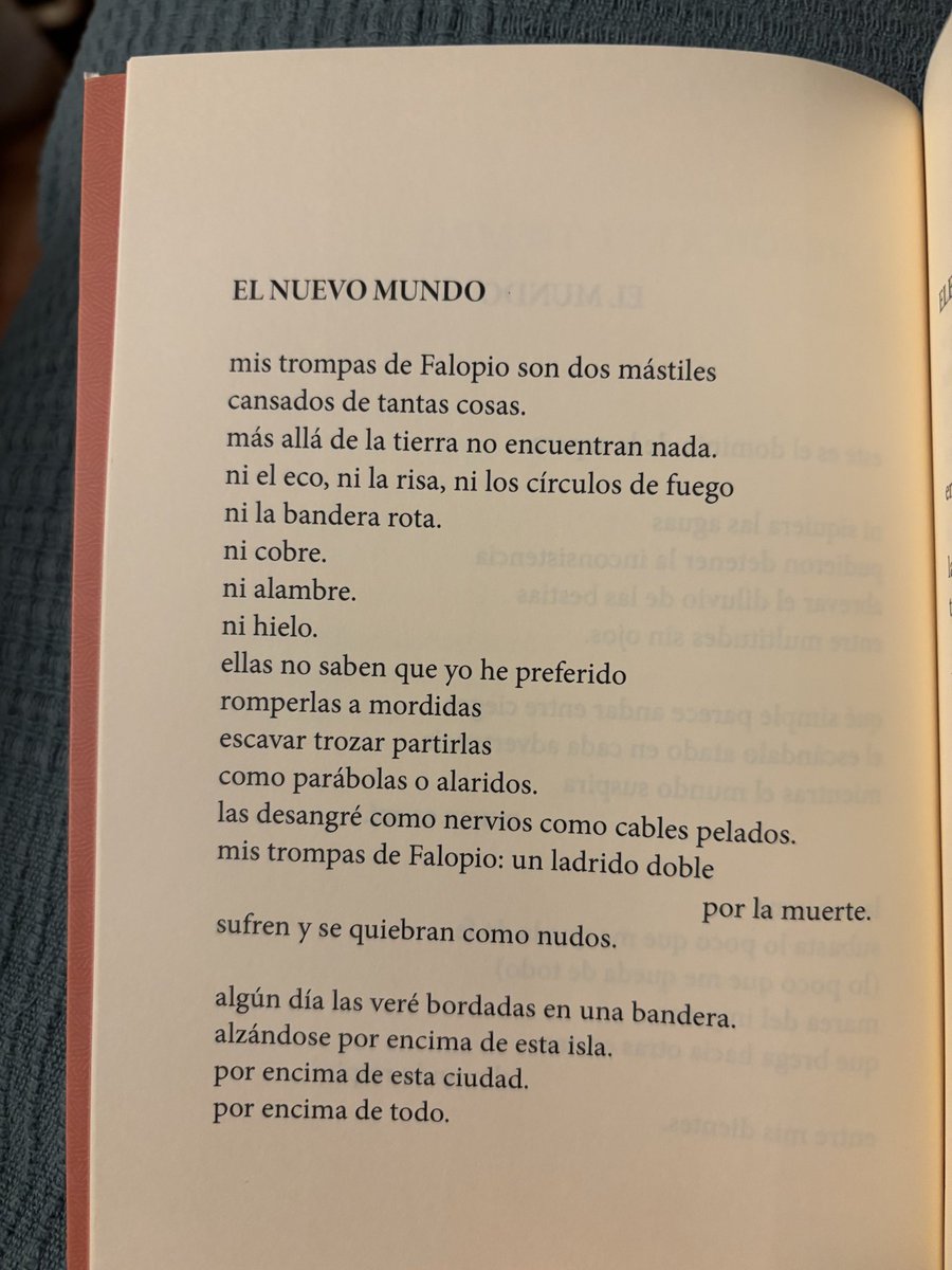 El bello poema de hoy es de <a href="/evilarmadruga/">Elaine Vilar Madruga</a> tomado de su poemario “Sakura” editado por <a href="/LiberoEditorial/">Libero * Editorial</a> #unpoemaaldía