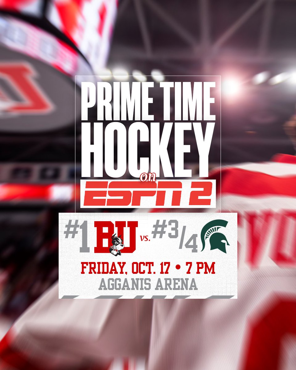 We'll be under the bright lights of <a href="/espn/">ESPN</a> 2 for a top-five matchup on Friday night at 7 PM!

📰: goterriers.com/news/2025/10/1…