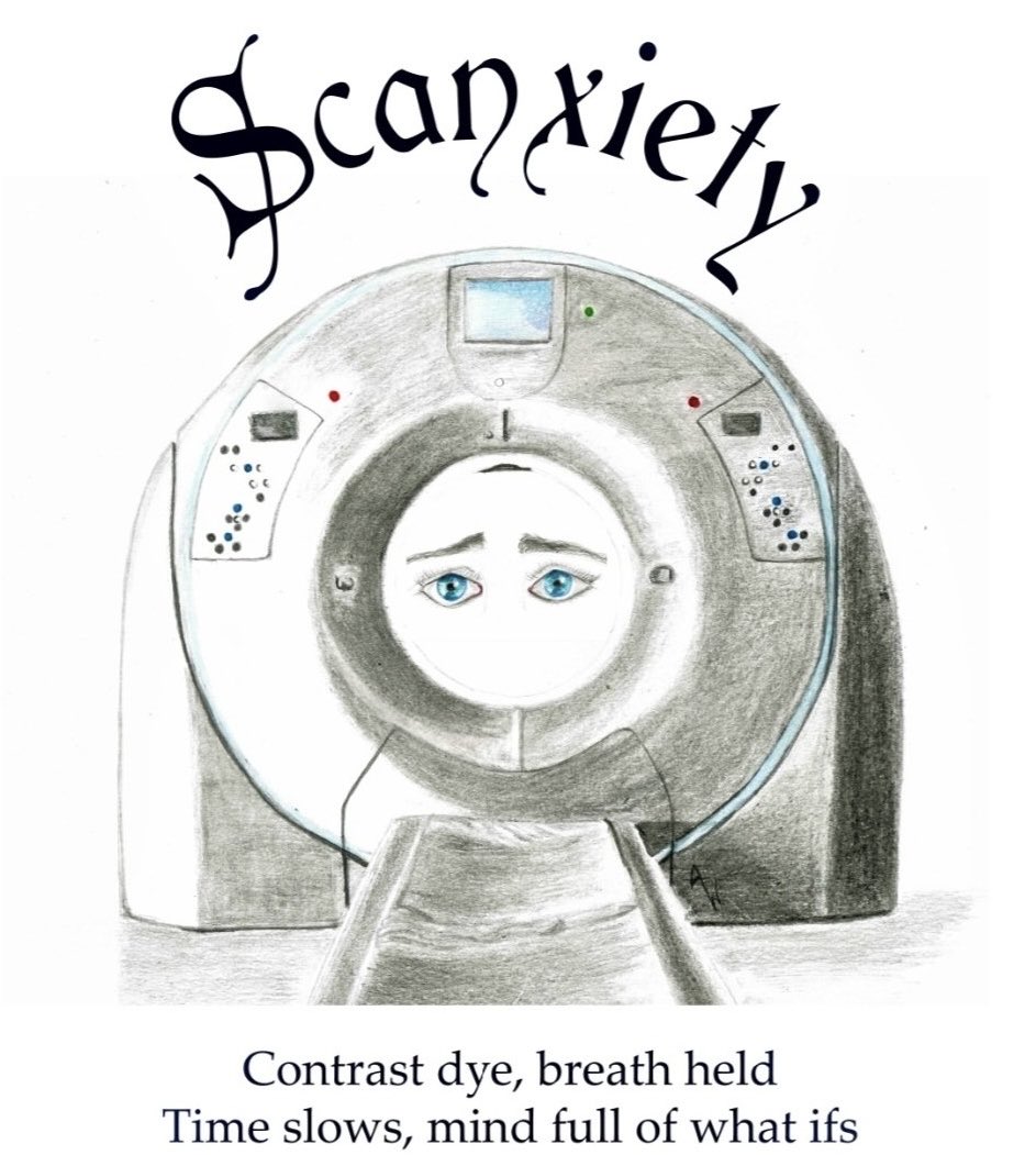 My next round of cancer scans start on Friday. Scanxiety is real, but so is my resolve. I’ve been through worse, so whatever happens, I have beaten fear before, and I’ll do it again. #SmashCancer