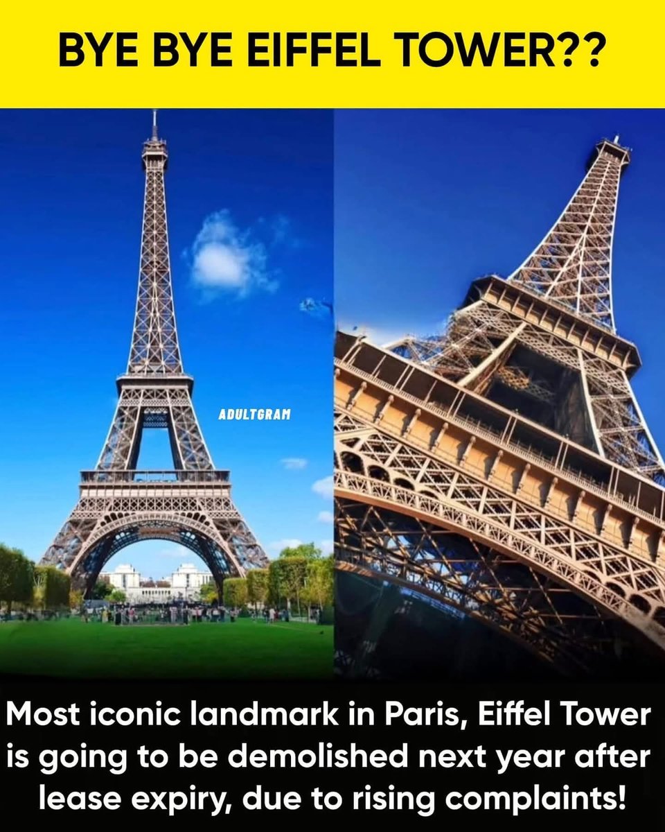 ऐसा भी होता है
फ्रांस की पहचान इससे भी थी। ना जाने कितनों के अविस्मरणीय पलों की यादगार बनी एफिल टॉवर अब इतिहास में रह जाएगी।