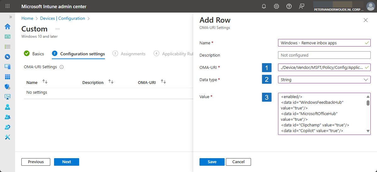 pvanderwoude's tweet image. New blog post: Removing preinstalled Microsoft Store apps using native functionality
petervanderwoude.nl/post/removing-…
#MSIntune #Intune #EMS #MDM #Windows11 #ADMX