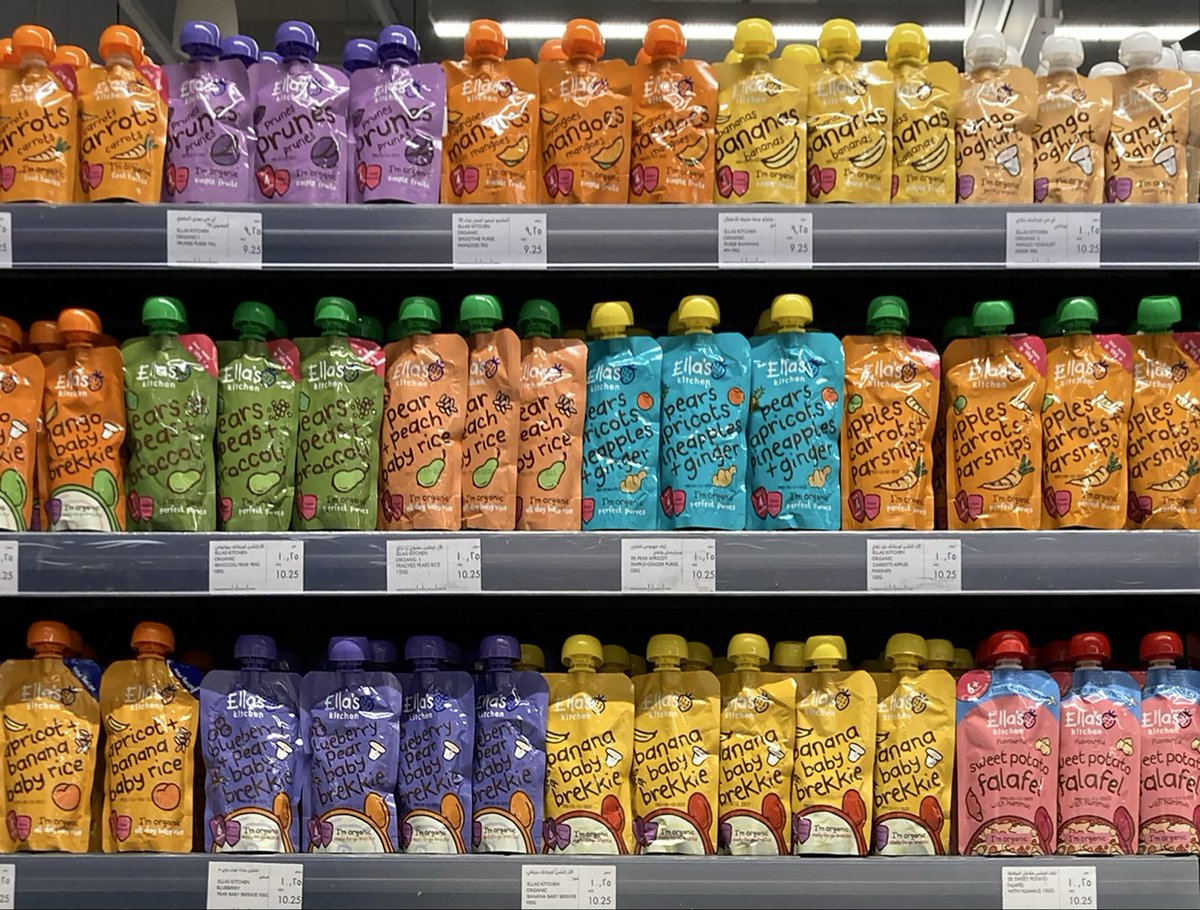 whatsontheshel1's tweet image. A vibrant wall of color and flavor 🍎🍌🥕 perfectly stacked baby food and fruit purées every pouch a splash of health and fun on the shelf.

stock.adobe.com/contributor/21…

#ShelfGoals #BabyFood #FruitPuree #EllasKitchen #KidsSnacks #HealthySnacks #OrganicFood #BabySnacks #FruitPouch