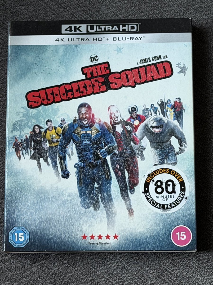 After finishing peacemaker season 2. I fancied rewatching James gunns the suicide squad 👍 <a href="/DCOfficial/">DC</a> <a href="/DCpeacemaker/">Peacemaker on HBO Max</a> #4KUltraHD #PhysicalMedia