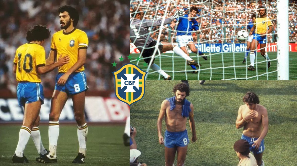 ⚰️ El día que murió el fútbol 🇧🇷

El 5 de julio de 1982, en el viejo estadio de Sarrá, Brasil e Italia jugaron uno de esos partidos que no terminan con el pitazo final.

Era el Brasil de Sócrates, Zico, Falcão… un equipo que no conocía otra forma de jugar que no fuera con
