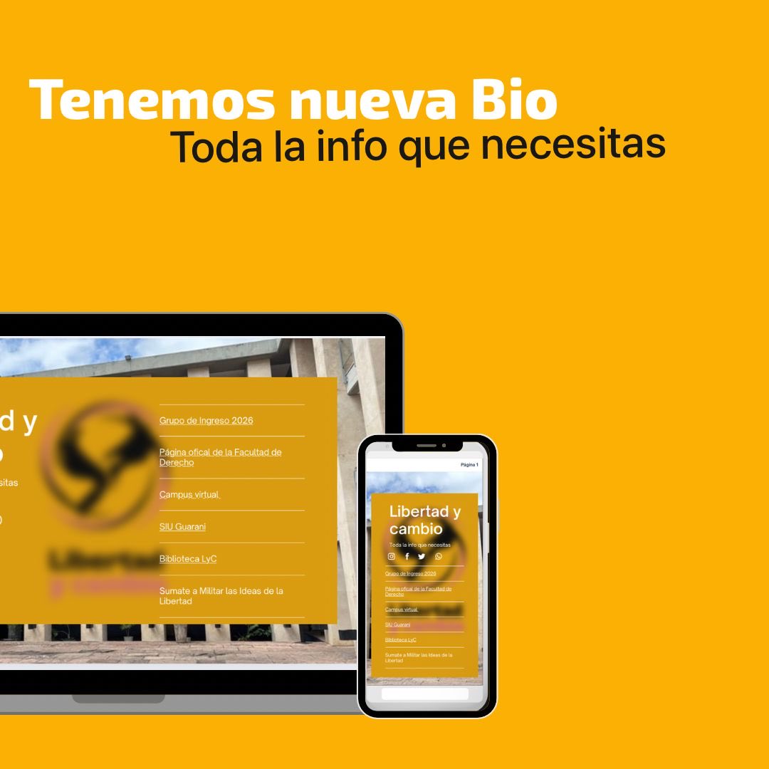 Nueva Bio Libertad y Cambio 

…olibertadycambioderecho.my.canva.site

#LibertadyCambio